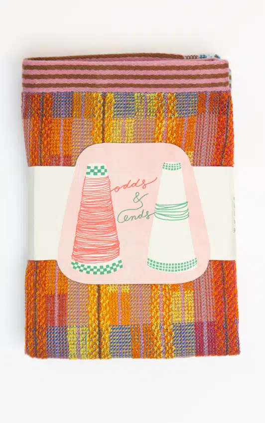 Odds&Ends Multicloth Checkered Basket #93