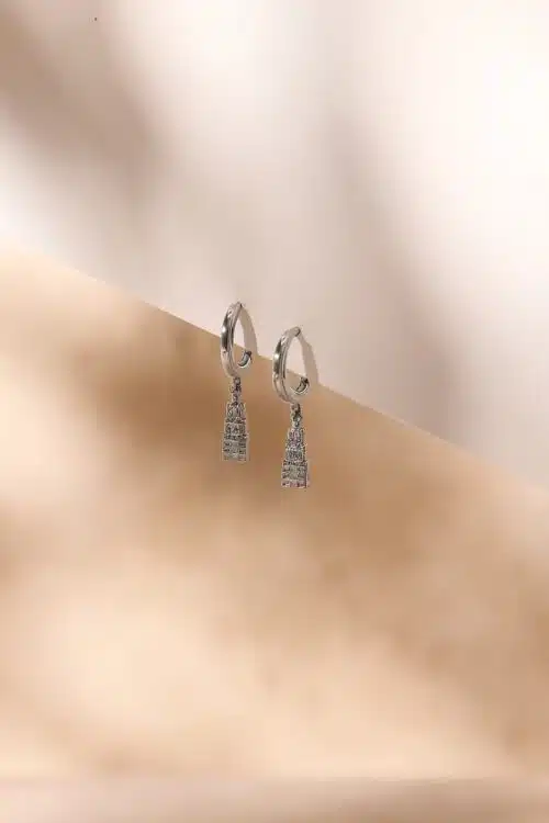 Oorbellen Domtoren Utrecht zilver