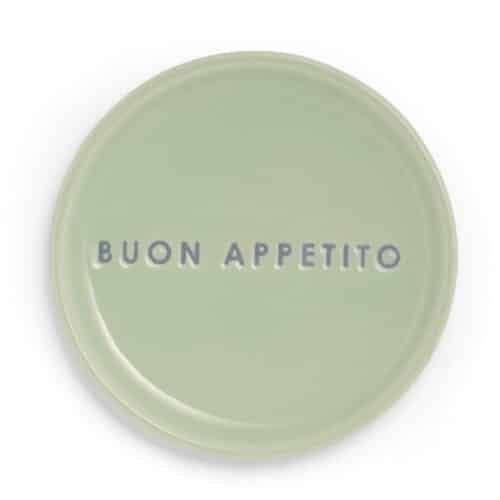 Petit Four Plate Buon Appetito lichtgroen