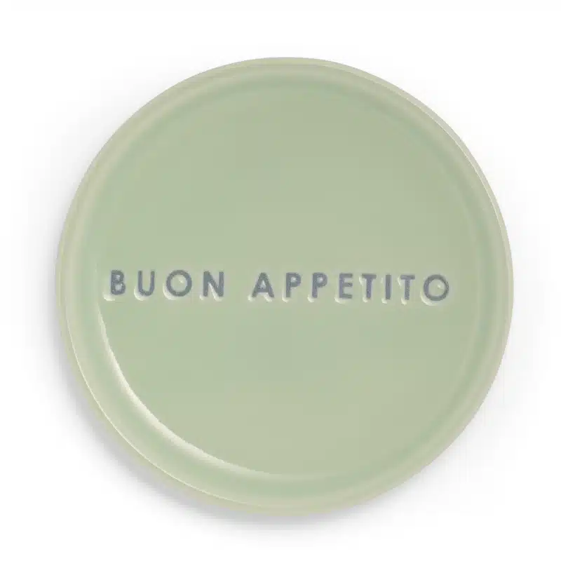 Petit Four Plate Buon Appetito lichtgroen