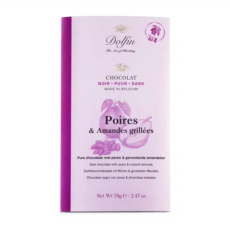 Pure chocolade Peer&Amandel