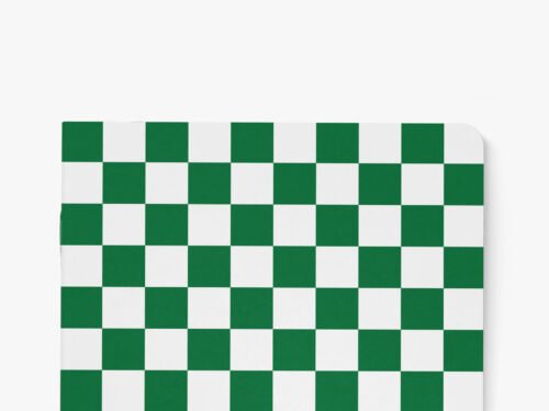 Schrift Ruit Groen - Wit blanco