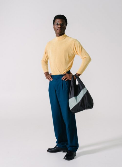 Shopping Bag M Black & Grey