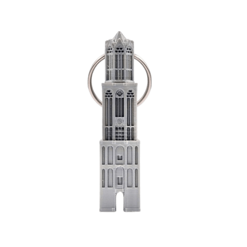 Sleutelhanger Dom Mini 3D Zilver