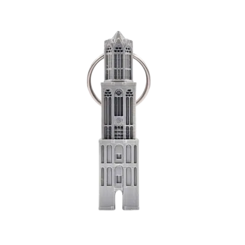 Sleutelhanger Dom Mini 3D Zilver
