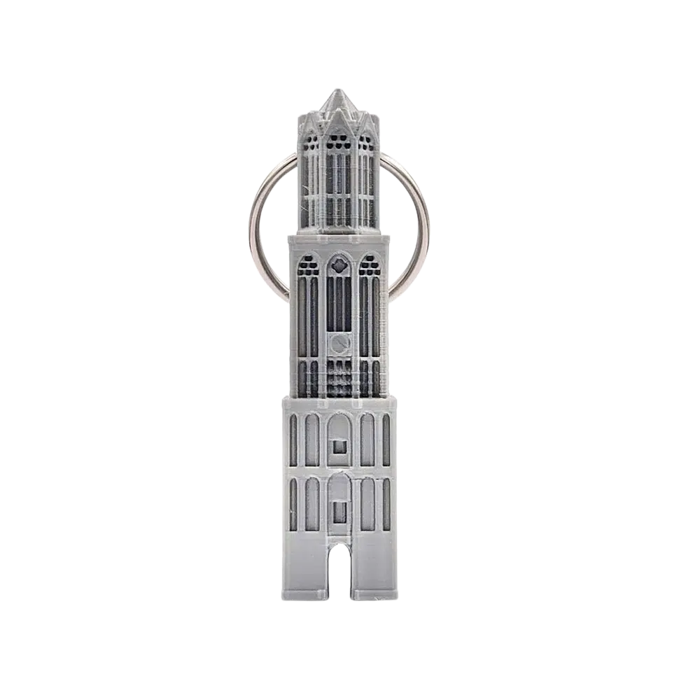 Sleutelhanger Dom Mini 3D Zilver