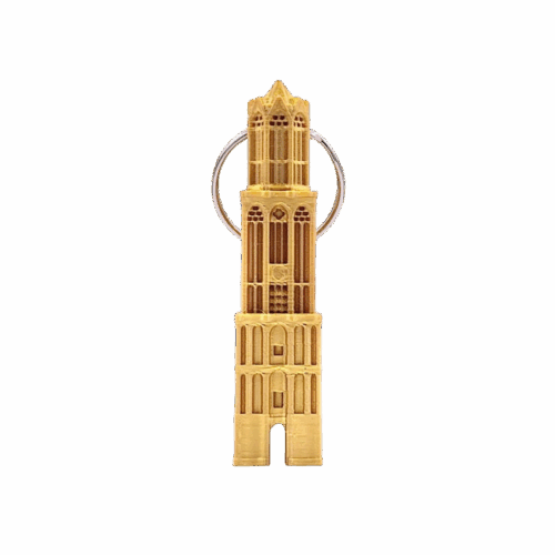 Sleutelhanger Dom Mini Goud 3D