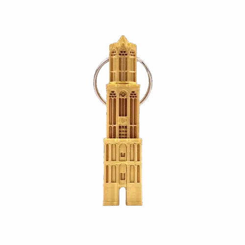 Sleutelhanger Dom Mini Goud 3D