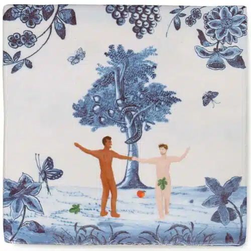 Storytile Adam & Adam in de tuin van Eden