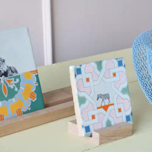 Storytile Zebra gespot