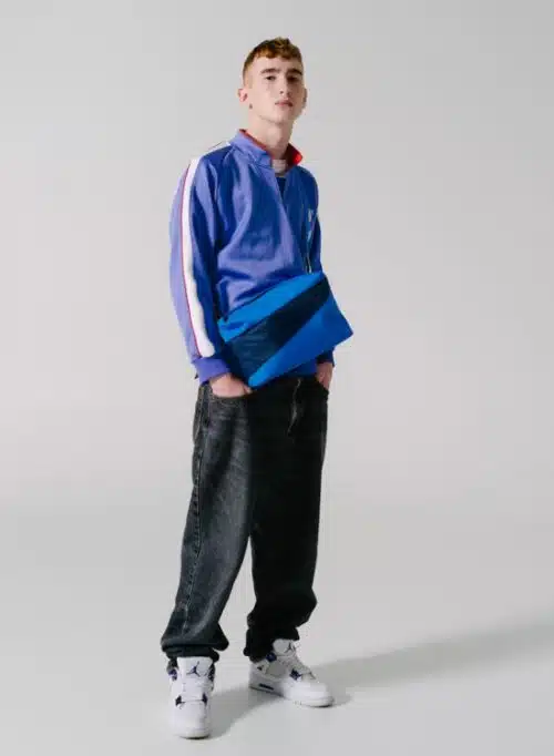 Susan Bijl Bum Bag M Blue & Navy