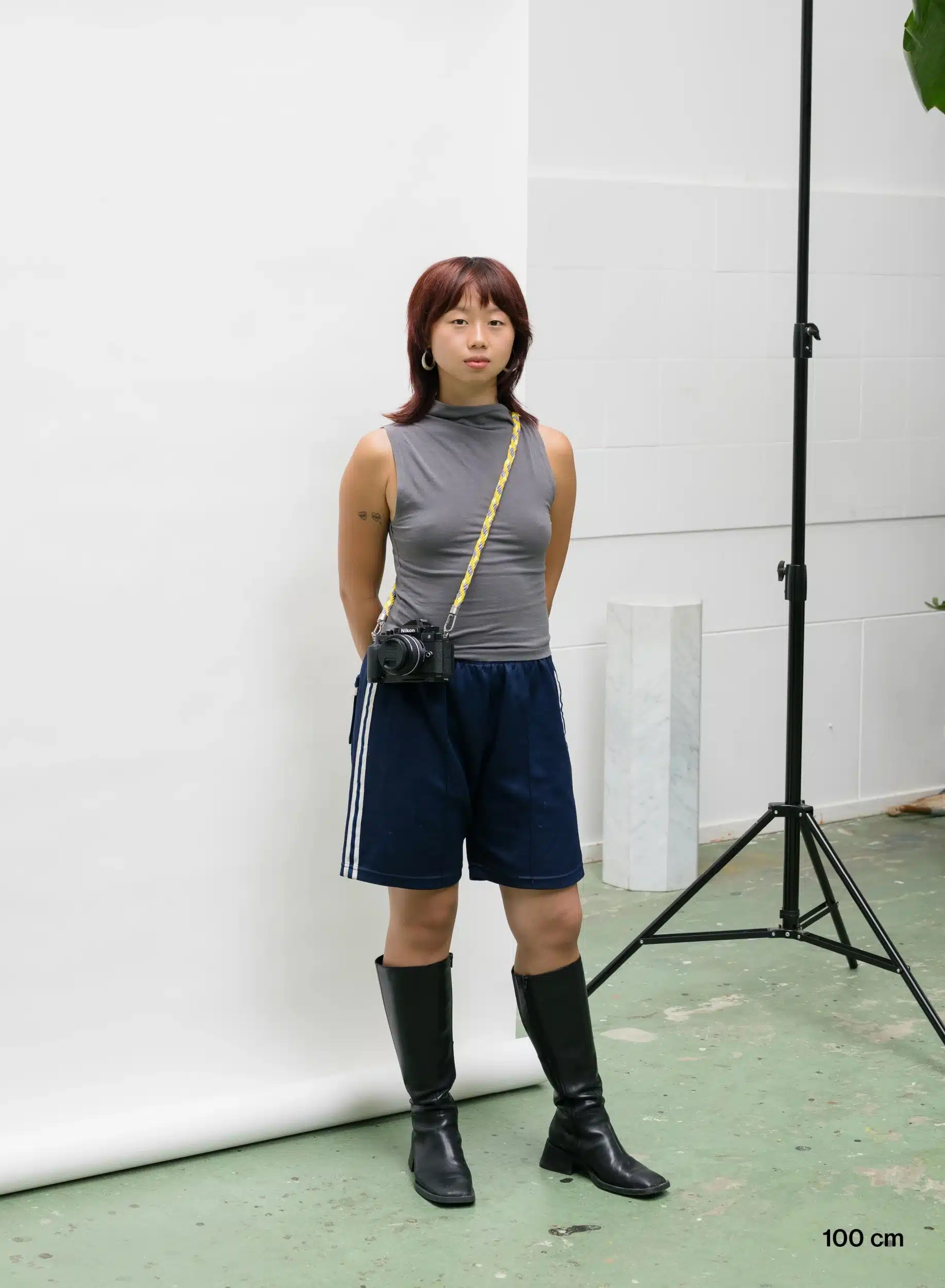 Susan Bijl New Strap Kumihimo long Treble & Fluo Yellow