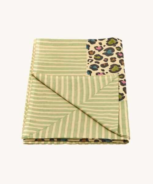 Tafelkleed 3,5m Disco Leopard in totebag