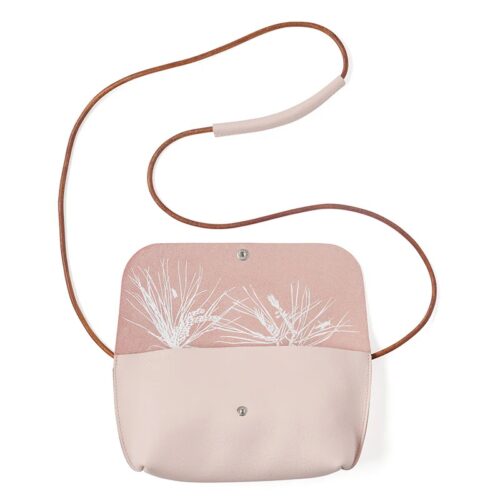 Tas Leer Secret Garden Powder Pink