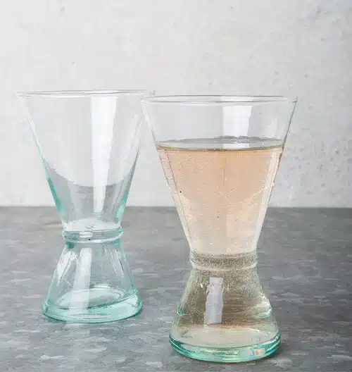 Wijnglaasje Marocco gerecycled glas
