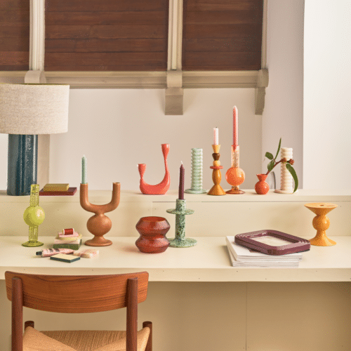 XL Tealight Holder Skye Deep Orange