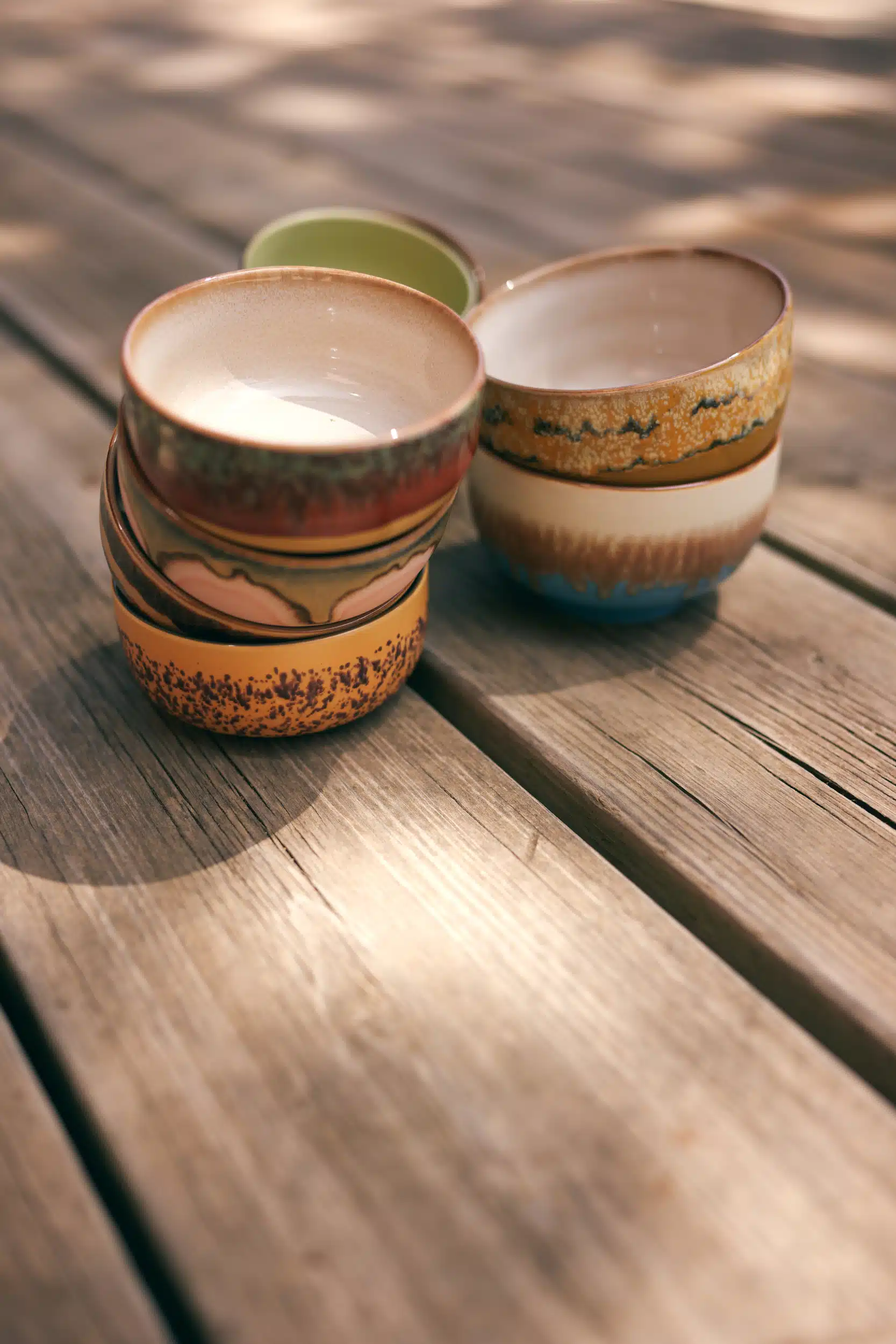 70's Noodle Bowls Seabreeze set/4