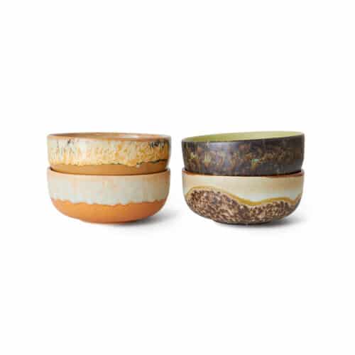 70's Tapas Bowls set/4 Drift