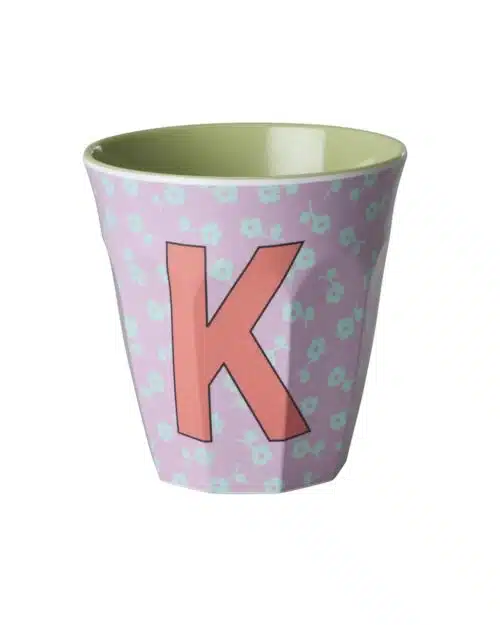 Alfabet beker K Flowers