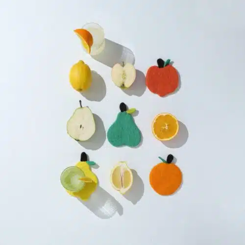 Aveva Coaster Fruit set/4