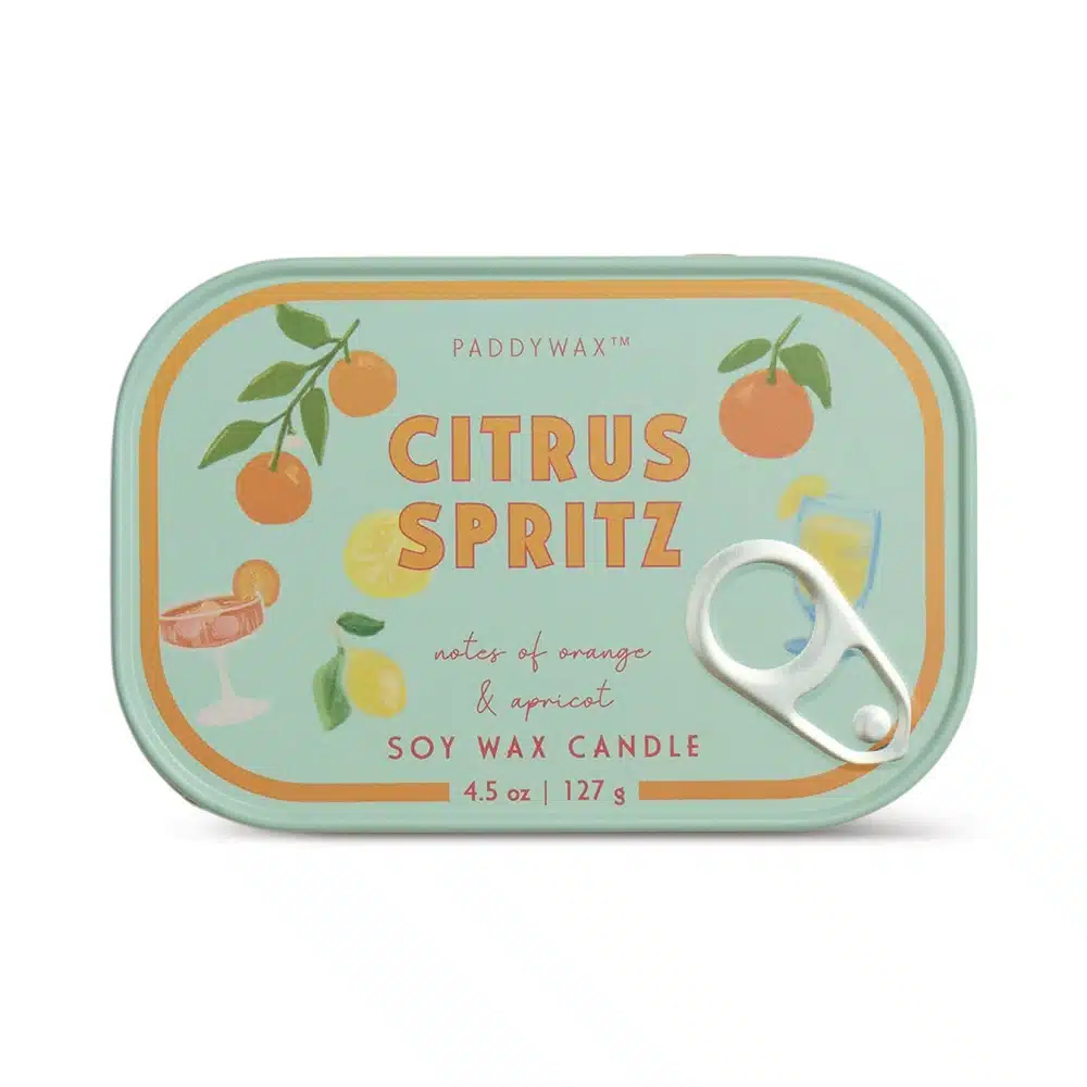 Bistro kaars in blik Orange Citrus Spritz