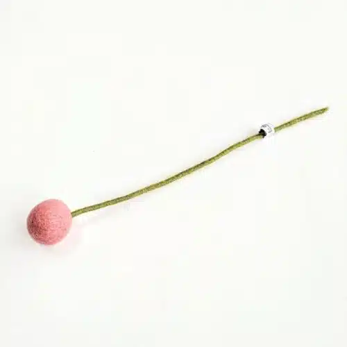 Bloem vilt groot Dusty Red