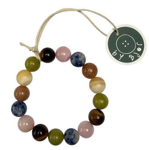 Chunky Bead Bracelet Colorful Crystals