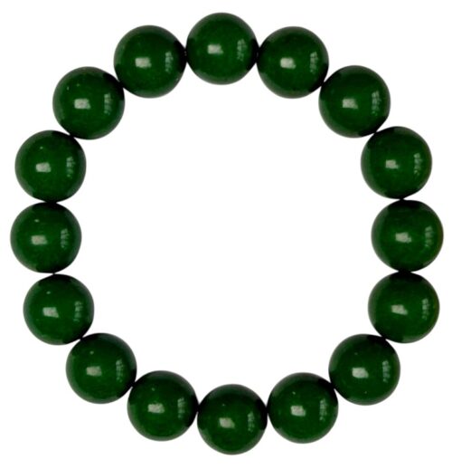 Chunky Jade Beads Bracelet Green