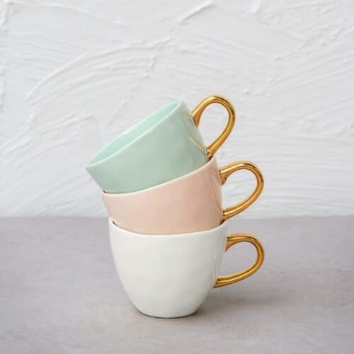 Good Morning Cappuccino Cup Celadon