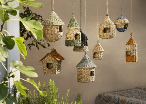 Hangend Vogelhuisje Zeegras Groen