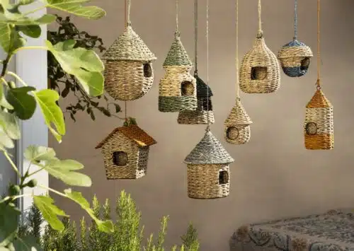 Hangend Vogelhuisje Zeegras Groen