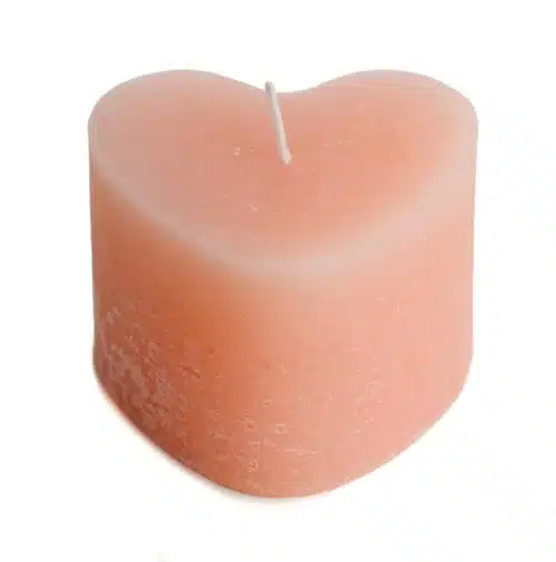 Kaars Hart Rose