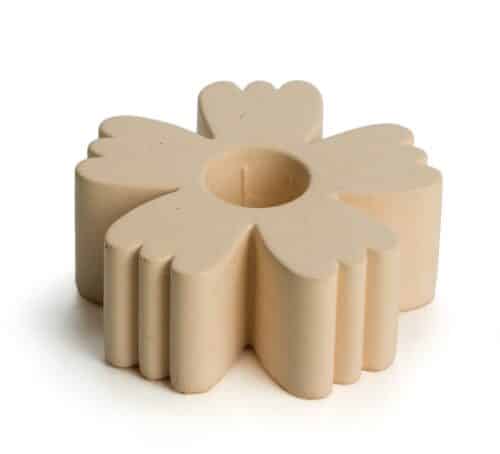 Kandelaar Flower Apricot - potloodkaarsjes