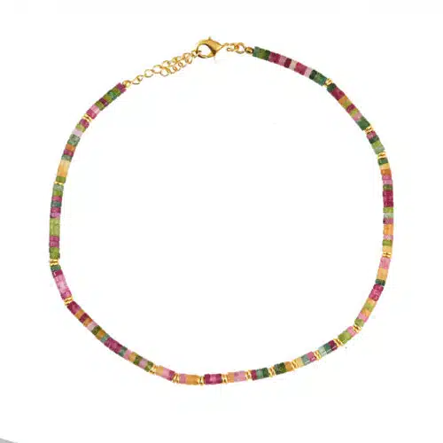 Ketting Mixed Pink Jade stenen