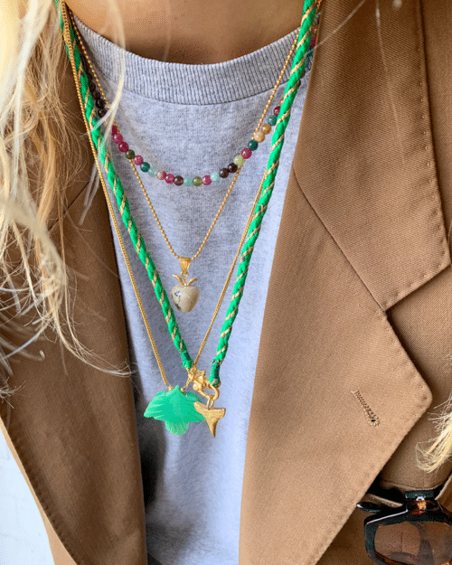 Ketting Tourmaline ronde steentjes