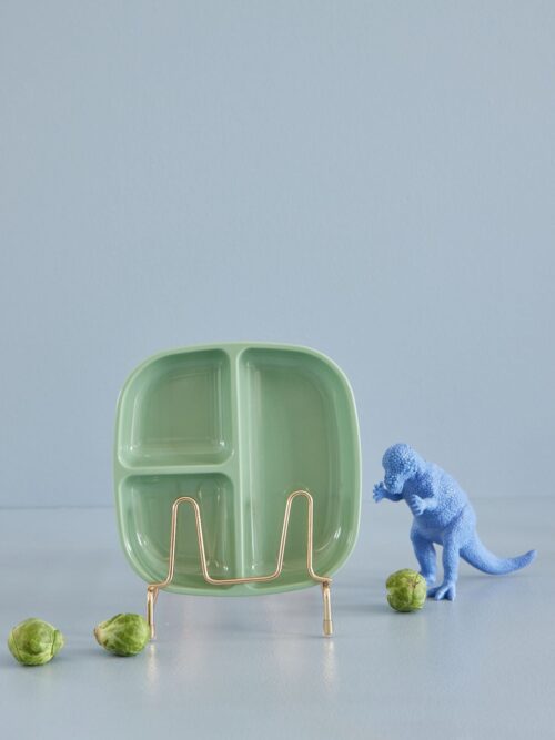 Kinderbord 3-vaks melamine groen