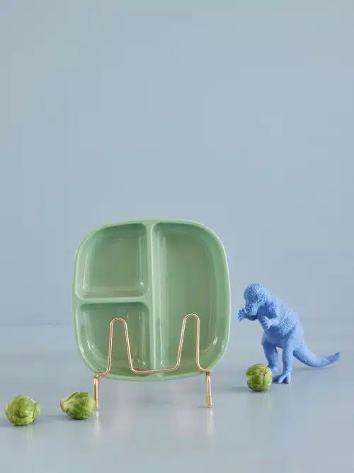 Kinderbord 3-vaks melamine groen