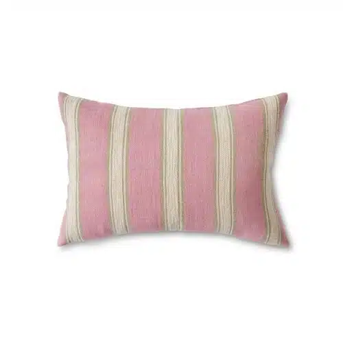 Kussen Woven Striped Blush