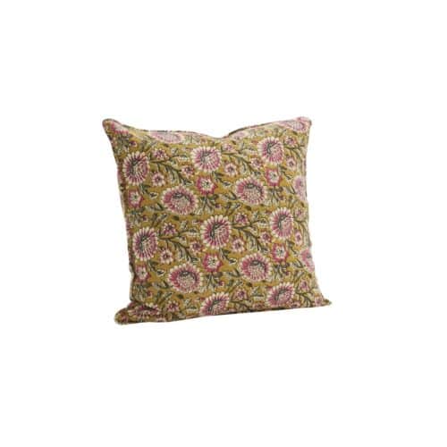 Kussenhoes Flower Mustard 50x50cm