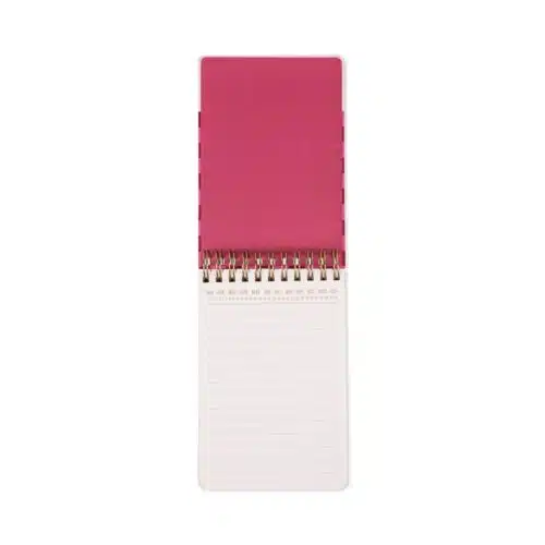 Large Chunky Notepad Burgundy/Pink