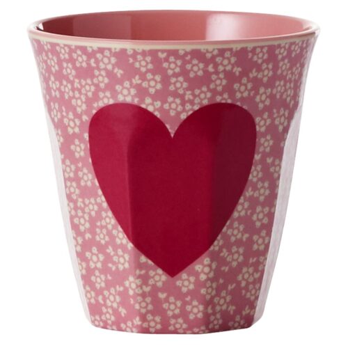 Melamine cup heart
