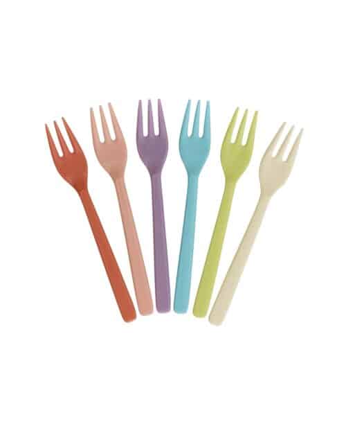 Melamine vorkjes Gloriously Gifted set/6