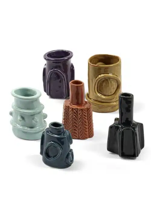 Molly Glazed vaasje Oker