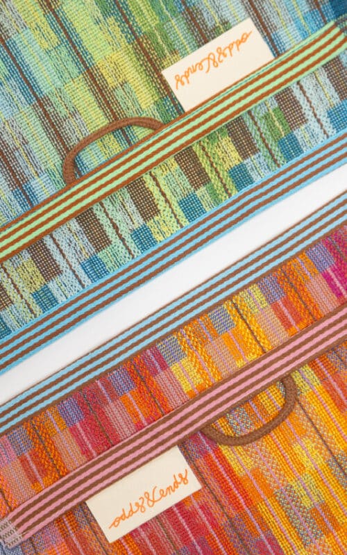 Odds&Ends Multicloth Checkered Basket #93