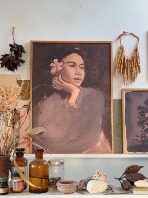 Poster Frangipani Flower 30x40