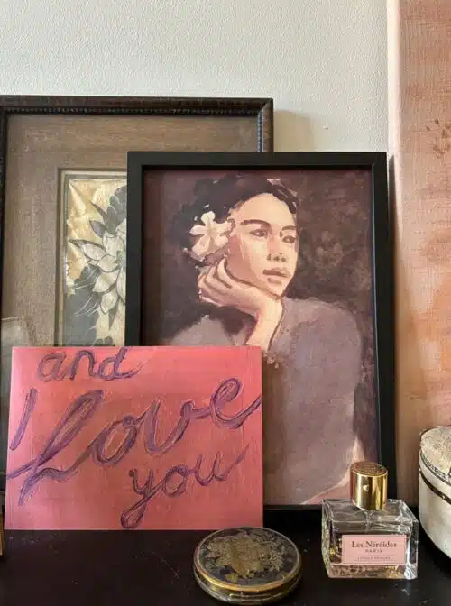 Poster Frangipani Flower A4