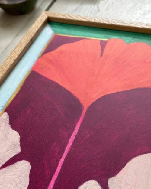 Poster Gingko Orange A4