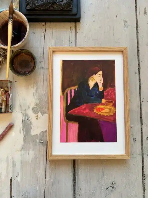 Poster Lemon Raspberry Pie A4