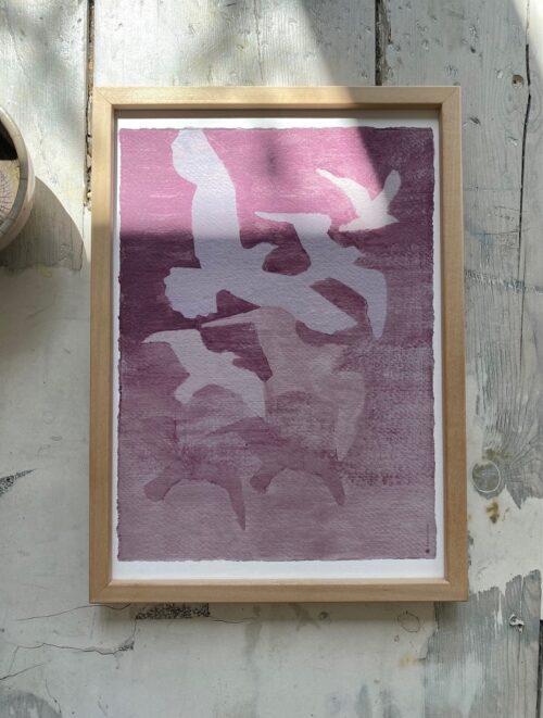 Poster Purple Sky A4