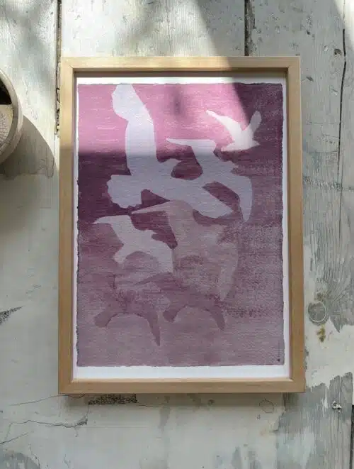 Poster Purple Sky A4